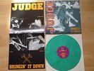 Judge Bringin it Down LP green Vinyl Hardcore Straight Edge