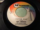 ROY ORBISON PROMO ONLY CONCERT GIVE AWAY US 45 RPM MONUMENT CSX-1 PAPER BOY RARE