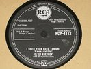 Elvis Presley - I Need Your Love Tonight 1959 RCA 78 rpm RCA-1113 Excellent