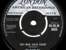 Bo Diddley Original UK 45 Say man, back again EX 1959 R&B London HLM 9035