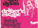 BOB DYLAN Drifter's Escape RARE Germany 45 UNIQUE german p/s FOLK rock LISTEN