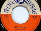 PHYLLIS DILLON - LOVE IS ALL I HAD / BOYS AND GIRL REGGAE - TROJAN 651