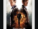 DOCTOR WHO - 50th gerahmtes Plakat schwarzer Rahmen 40x30 Plakat Poster Bild NEU