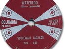 1959 STONEWALL JACKSON Rock'n Roll 78 RPM Record. Waterloo