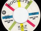 MOD JAZZ R&B POPCORN 45 PEGGY KING UP UP UP ROULETTE 4327 PROMO VG++ HEAR BOTH