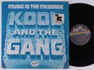 KOOL & GANG Music Is The Message DE-LITE LP VG+ SHRINK
