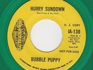BUBBLE PUPPY - Hurry Sundown - GREENWAX Pro45 - Non-LP B-side - LISTEN