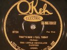 Okeh 8728, The Little Chocolate Dandies, E+