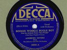 ANDREWS SISTERS ON DECCA 3598 - BOOGIE WOOGIE BUGLE BOY