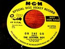 SCARCE 60s PROMO   LEATHER BOY = ON THE GO / SOULIN' COOL GARAGE FUZZ PEBBLES 45