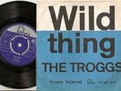 THE TROGGS WILD THING & FROM HOME NORWAY DANISH 45+PS 1966 MOD FREAKBEAT PSYCH
