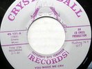 BILLY & MOONLIGHTERS 45 You Made Me Cry CRYSTAL BALL Popcorn R&B Doo Wop #BB2094