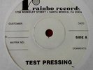 THE ZOMBIES - SHE'S NOT THERE - RAINBO RECORDS - TEST PRESSING - 2002