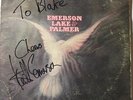 EMERSON LAKE AND PLAMER Emerson Lake and Palmer LP Cotillion 9040 US 1971 SIGNED