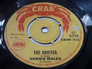 DENNIS WALKS - THE DRIFTER RARE KILLER 1969 CRAB REGGAE 45 EX