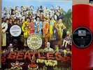 THE BEATLES Sgt. Pepper RED VINYL LP Australia Import SUPERB