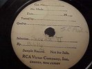 JS BACH:PIANO:DUO PIANO TRANSCRIPTION:VICTOR TEST PRESSING,RCA PLATING  78