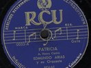 EDMUNDO ARIAS patricia / albita 78 RPM SINGLE / KILLER COLOMBIA CUMBIA JAZZ ???