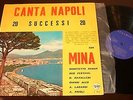 MINA - Raro Disco Lp 33 giri - CANTA NAPOLI - Quartetto Radar - Italdisc Z 30/6