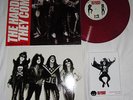 KISS The Harder They Come LP LIVE 1974 RED VINYL 100 COPIES Gene Simmons Card