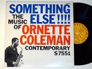 ORNETTE COLEMAN: SOMETHING ELSE contemporary LP / DON CHERRY unplayed NM