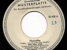 FREDDY QUINN – HEIMATLOS EP – MUSTERPLATTE RAR - EX