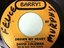 DAVID COLEMAN - my foolish heart b/w drown my heart - BARRY