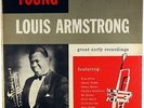 YOUNG LOUIS ARMSTRONG-ORIGINAL DEEP GROOVE FLAT EDGE MONO LP