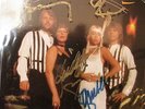 Dancing Queen Japanese discomate label picture sleeve autographed by ABBA