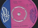 CHUCK EDWARDS - DOWNTOWN SOULVILLE - I NEED YOU