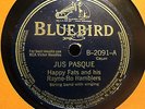 HAPPY FATS AND HIS RAYNE-BO RAMBLERS BB B-2091 JUS PASQUE