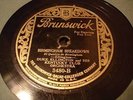 JAZZ DUKE ELLINGTON Birmingham Breakdown BRUNSWICK 3480