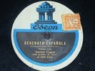 VIOLIN 78 rpm RECORD Odeon XAVIER CUGAT Chanson KORSAKOW Serenata CHAMINADE Rare