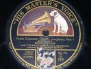 VIOLIN 78 rpm RECORD hmv ISOLDE MENGES Violin Concerto BEETHOVEN Larghetto