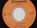 70's Soul 45 MERV MURPHY It's Growing / Trying To Get This Story on Simmons NM