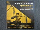 CHET BAKER QUARTET FEATURING RUSS FREEMAN RARE 10” DG MONO LP Pacific Jazz 6