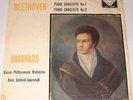 Beethoven Piano Concertos Nos.1 & 2 : Wilhelm Backhaus UK Decca LP - SXL 2178