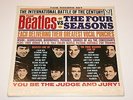 NEW BEATLES VS. FOUR SEASONS LP DX30 Vee-Jay Records Orig. Poster Factory SEALED