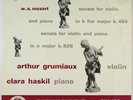 PHILIPS ED.1 MINIGROOVE MOZART GRUMIAUX HASKIL VIOLIN SONATAS A 00338 L AS NEW