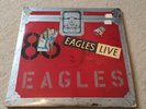 THE EAGLES Live LP Vinyl Record Album UK ROCK + Poster ** Listen **