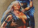 Warlock, Triumph and Agony. Picture disc in VERY RARE shaped cover. Never played