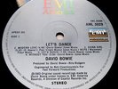 DAVID BOWIE Let's Dance 1983 UK EMI 1st PRESSING MINT