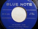 * ART BLAKEY & SABU Message From Kenya RARE BLUE NOTE 1626 Lexington Ave 45 HEAR