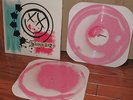 BLINK 182 SELF TITLED s/t PINK WHITE SWIRL VINYL LP OOP