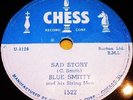 DELTA BLUES 78 Claude Blue Smitty Smith Chess 1522 Sad Story, Crying