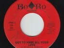 Northern Soul 45 - Roy Roberts - Got To Have All Your Love - BoRo - mp3 - rare
