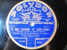 78rpm JASCHA HORENSTEIN - BACH Prelude de Cantique - POLYDOR