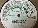 SYLVIA STRIPLIN - give me your love b/w you cant trust me away - MELODIC