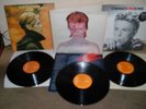 3 x ORIGINAL DAVID BOWIE LPs ALADDIN SANE/LOW/CHANGESONE EX BARGAIN BOWIE£5