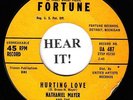 DOO WOP 45 Nathaniel Mayer-Fortune 487, Yellow Label-Hurting Love/Leave Me Alone
